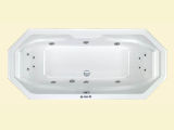 Whirlpool-Whirlwanne Norderney 192x86x48cm Jet-System