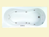 Whirlpool-Whirlwanne Curacao 175x80x42,5cm Jet-System