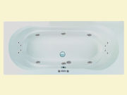 Whirlpool-Whirlwanne Martinique 180x80x44cm Jet-System