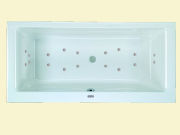 Whirlpool-Whirlwanne Montreal 170x80x43,5cm Air-System